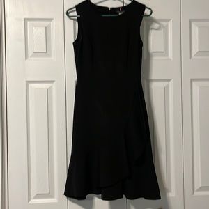 Classy Black Ruffle Dress